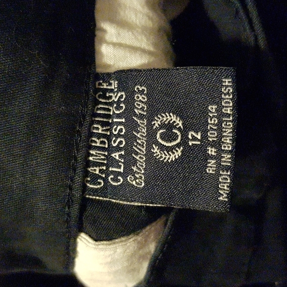 Cambridge Classics girls size 12 blue uniform pants new - Picture 4 of 6